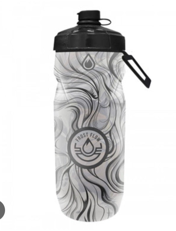 Frostflow Psychedelic Bottle - White Swirl