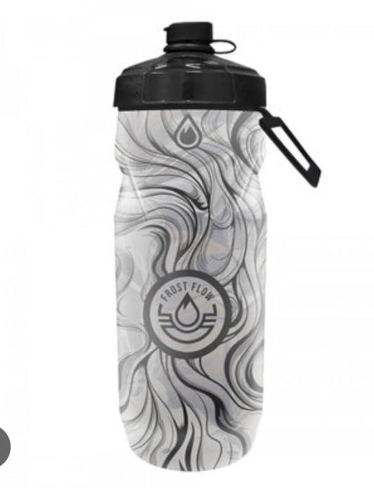 Frostflow Psychedelic Bottle - White Swirl