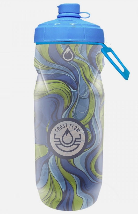 Frostflow Psychedelic Bottle - Blue Swirl