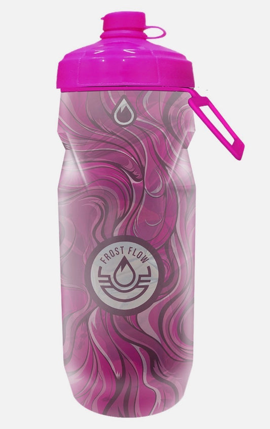 Frostflow Psychedelic Bottle - Pink Swirl
